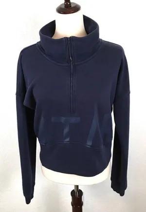 Nike womens track & field funnel neck sweatshirt S‎ thumbnail 1