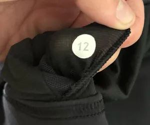 lululemon black sheer strap bra tank top thumbnail 6