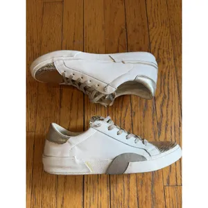 Metallic Snake Print Shoes Womens Size 10 White Gold Low Top Casual Sneakers thumbnail 5