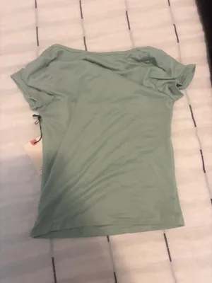 Green Square Neck Top Size M thumbnail 2