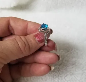 Fashion ring Blue Size 6 thumbnail 3
