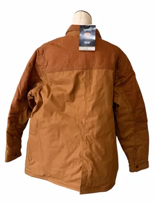 NWT $159 Dickies Wax Coated Chore Coat, Brown Duck FJWAX1 BROWN DUCK 2XL thumbnail 3