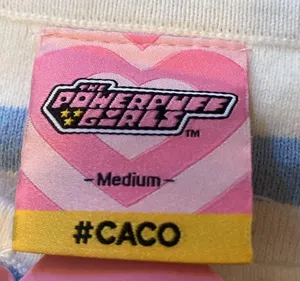 Caco x Powerpuff Girls Blue Striped Tank Top size M thumbnail 3