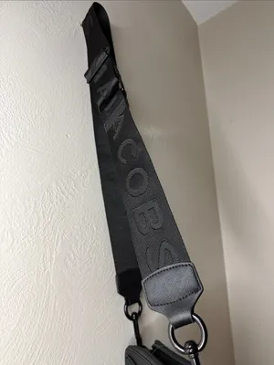 Marc Jacobs Snapshot DTM Black Leather Crossbody Camera Bag thumbnail 3