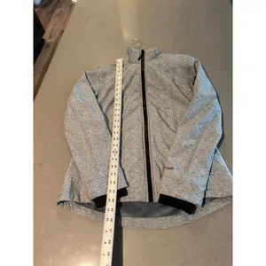 FREE COUNTRY Womens Softshell‎ Jacket Gray Fleece Lined Full Zip Size Medium thumbnail 2