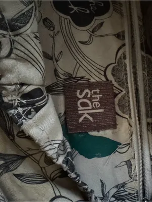 The Sak Black Leather Shoulder Tote thumbnail 5
