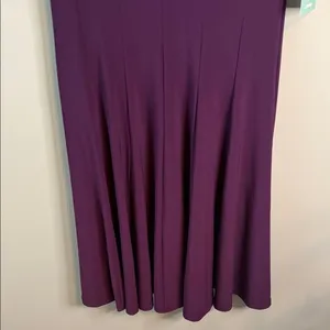 NWT American Living‎ Elegant Purple Plum Women's Dress 8 Empire Waist A-Line thumbnail 6