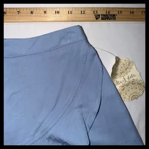 Altar'd State Skort Women XS Light Blue Ruffle Wrap Front Mini Skirt Shorts Boho thumbnail 5