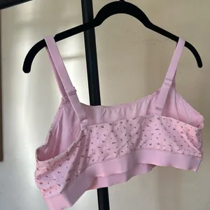 NEW SKIMS‎ PINK FLORAL SCOOP NECK BRALETTE Size L thumbnail 7
