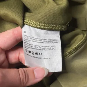 Lululemon Softstreme Perfectly Oversized Cropped Crew Sage Green Twill size 6 thumbnail 4
