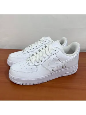 Nike NEW Women's Air Force 1 ‘07 SE Triple White Pearl Shoe Size 8.5 #B1236A thumbnail 12