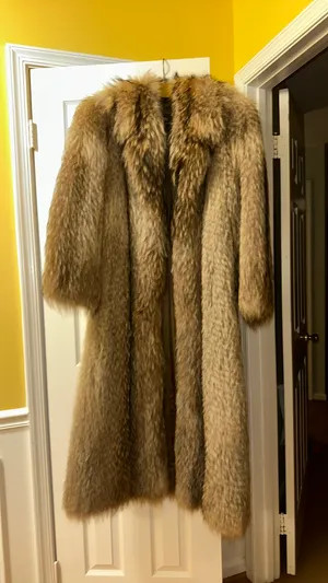 Scandinavian fur company Authentic Raccoon fur coat thumbnail 1