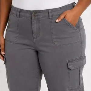 Re Generation Celebrity Pink Womens Cargo Pants Size 16 Gray Relaxed Utility Fit thumbnail 7