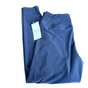 NEW‎ Sympli Nu Yoke Leggings Size 8 Black High Rise Jersey Knit 27218 Yoga thumbnail 10