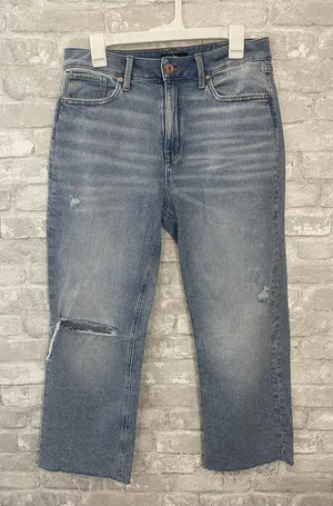 Edgely by Maurices High Rise Cheeky Relaxed Straight Jeans thumbnail 1