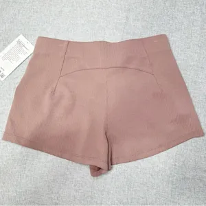 Lululemon Ribbed Softstreme High Rise Short Twilight Rose 8 NWT thumbnail 7