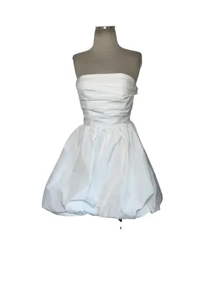 Amanda Uprichard x REVOLVE Stassie Dress in White Medium New Womens Strapless thumbnail 4