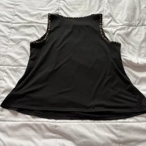 Womens Blouse Top XL Black‎ Boho Hippie Sleeveless Fairy Whimsy Classic thumbnail 6