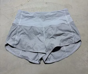 Lululemon Gray/white Active Shorts 4 thumbnail 1