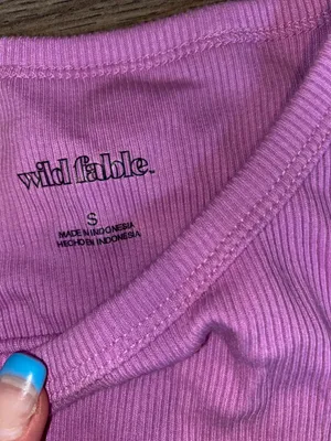 Purple Crop Top thumbnail 2