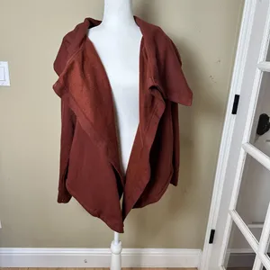 Nordstrom ZELLA New NWT Drape Neck Sweatshirt Topper Jacket Size Large thumbnail 11