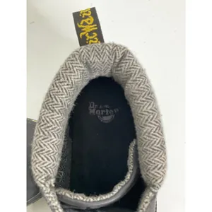 Dr. Martens Maelly Black Leather Herringbone Collar Boots Womens 9‎ US L JY004 thumbnail 7