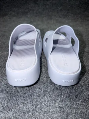 CROCS light Blue Dual-Strap Slide Sandals thumbnail 6