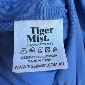 Tiger Mist Mini Dress Small Bodycon Short Ruched Blue Tie Front Party Going Out thumbnail 5