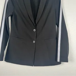 Urban‎ Outfitters Sports Stripe Blazer Black Sz XS thumbnail 5