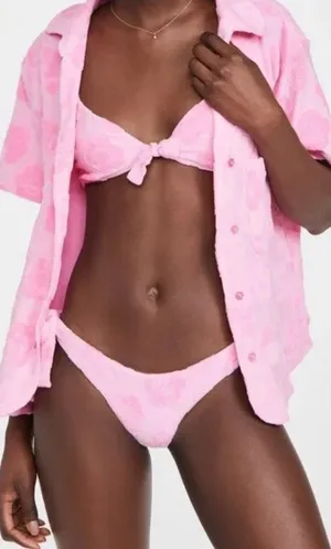 Frankie's Bikinis Terry Cloth Coverup thumbnail 1