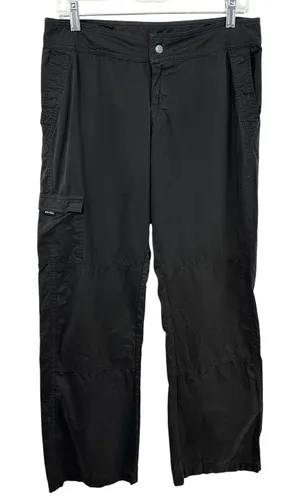 Prana Large Cargo Pants Black Hiking Straight Leg Outdoor USA VTG Y2K 1142 thumbnail 1