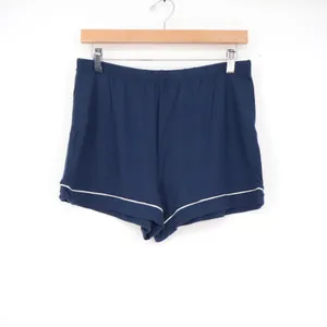 Stars Above Navy Blue Beautifully Soft Pajama Set Short Sleeve Shorts Medium thumbnail 5