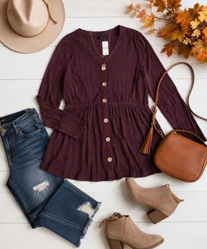 Lane Bryant Purple Sweater thumbnail 2