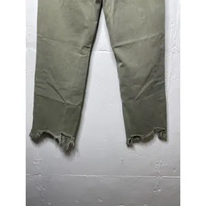 We The Free Maggie Mid Rise Olive Green Denim Jeans Womens Size 26 thumbnail 9