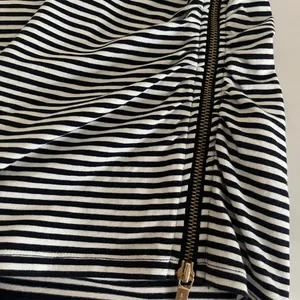 Michael Kors Black and White Striped Shirt Size S thumbnail 4
