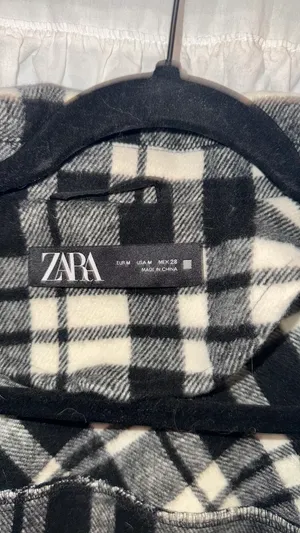 ZARA Flannel Shacket thumbnail 3