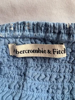 Abercrombie Floral Smocked Top Size S thumbnail 8