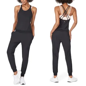 Sweaty‎ Betty Beautify Jumpsuit, One Piece, Black, XL, Size 12, NWT thumbnail 2