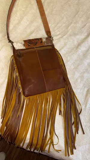 American Darling Cowhide Purse Fringe thumbnail 5