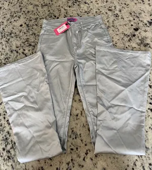 Edikted Pants Flare Faux Leather thumbnail 1