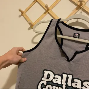 NFL Team Apparel Dallas Cowboys Gray Tank XXL thumbnail 2