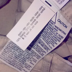 ZARA cream color jeans size 4 thumbnail 4