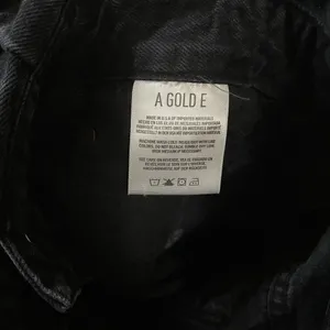 AGOLDE lettuce waist High waist black wash 90's denim jeans size US 29 thumbnail 8