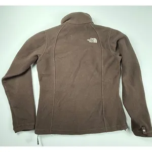 The North Face‎ Fleece Jacket Full Zip Pockets Brown Outdoors Womens S thumbnail 6