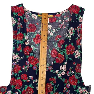 Vintage 80's‎ 90's Bryn Connelly 8 Floral Doilie Floral Print Cottage core Dress thumbnail 10