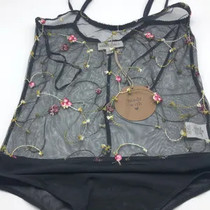 Honey Punch Sheer Floral Bodysuit thumbnail 7