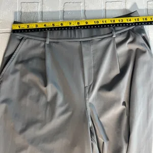 Halara High Waisted Pocket Straight Leg Work Pants Womens‎ PL Petite Large Gray thumbnail 2