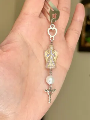 Handmade fairy angel dangle hair clip 👼💚🌙⭐️ thumbnail 3
