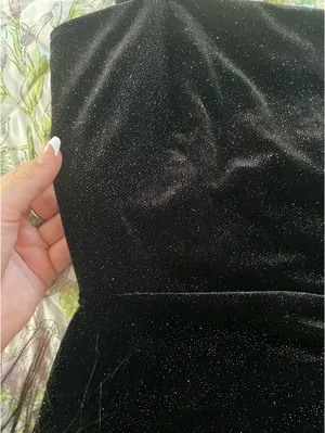 Windsor Mini Dress Black Sparkly Formal thumbnail 4