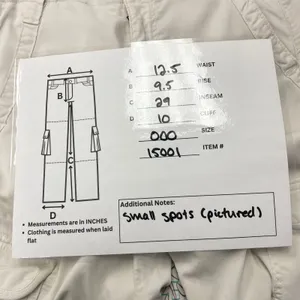 American Eagle Cargo Pants Women 000 Short Baggy Wide‎ Leg Minimal Indie Skater thumbnail 14
